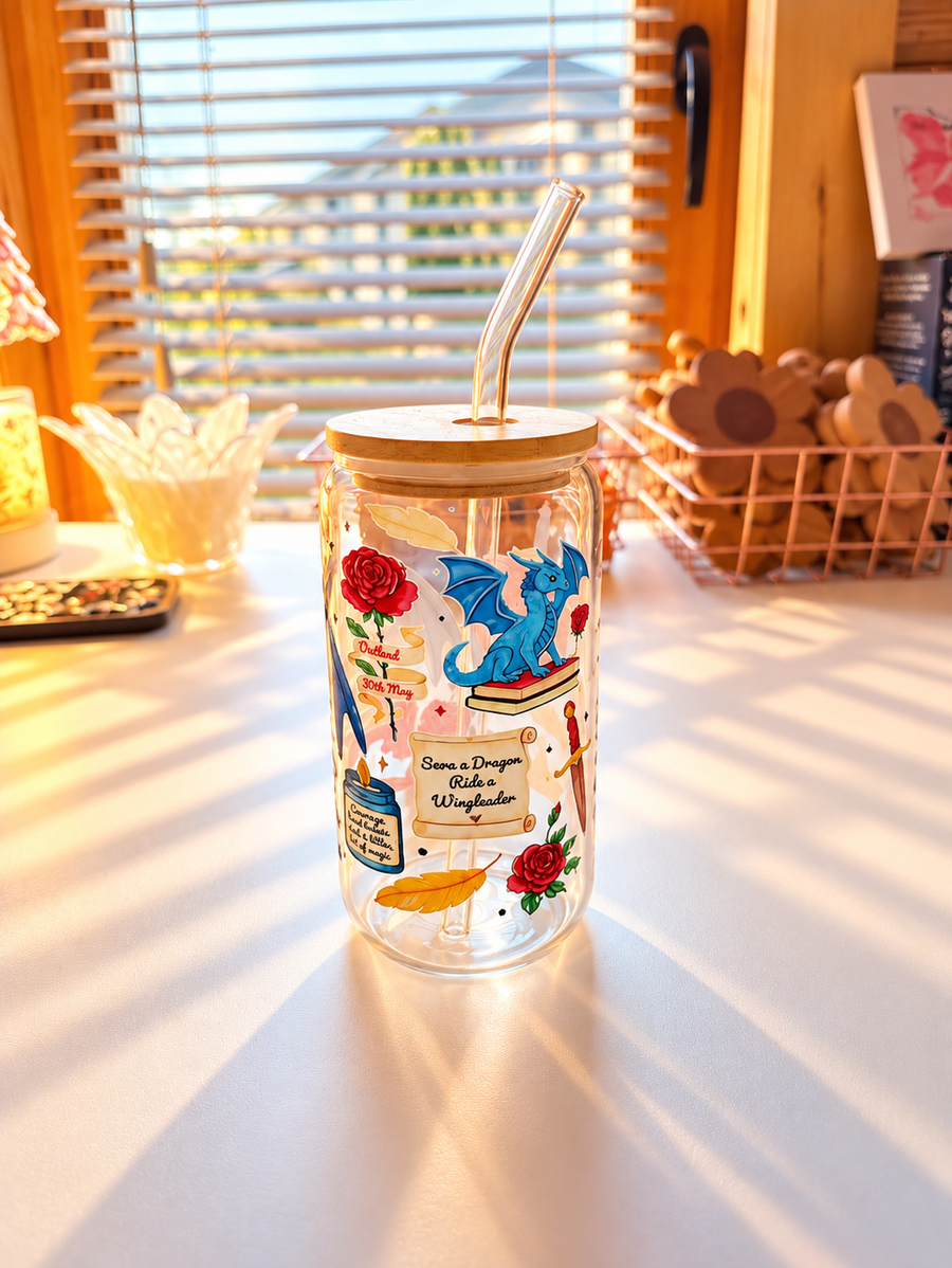 Fantasy Themed Glass Cup