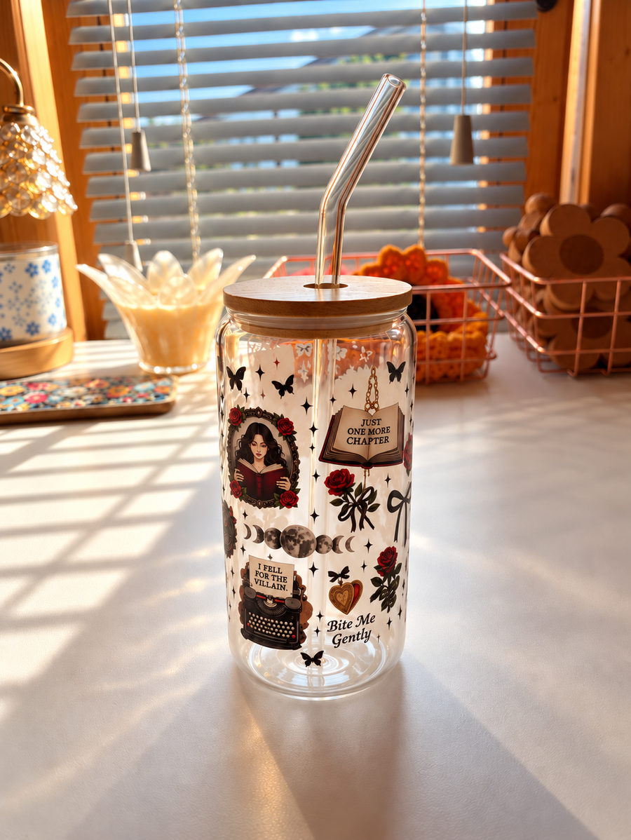 Dark Romance Glass Cup